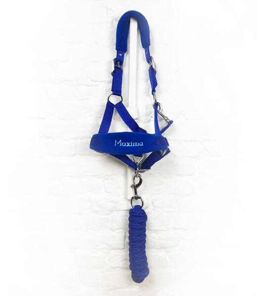 SET Halster Bellwood met Naamborduring + Bijpassend Halstertouw